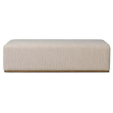 Clive Rectangular Ottoman, Laine Flint-Furniture - Chairs-High Fashion Home