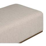 Clive Rectangular Ottoman, Laine Flint-Furniture - Chairs-High Fashion Home