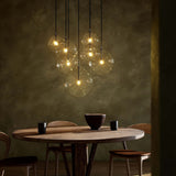 Cluster 7 MIX Chandelier, Black Gunmetal-High Fashion Home