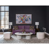 Colette Sofa, Vance Amethyst-Furniture - Sofas-High Fashion Home