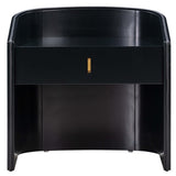 Collins Nightstand, Black-Furniture - Bedroom-High Fashion Home