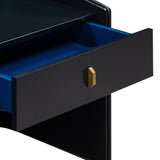 Collins Nightstand, Black-Furniture - Bedroom-High Fashion Home