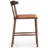 Colter Leather Counter Stool, Chaps Saddle-Furniture - Dining-High Fashion Home