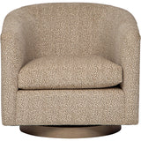 Coltrane Swivel Chair, Austin Latte-Furniture - Chairs-High Fashion Home