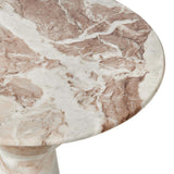 Connie End Table, Sawar Marble-Furniture - Accent Tables-High Fashion Home