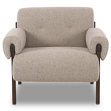 Cora Chair, Hasselt Taupe-Furniture - Chairs-High Fashion Home