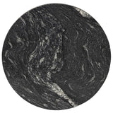 Corbett End Table, Polished Black Marble-Furniture - Accent Tables-High Fashion Home