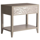 Cornelia 1 Drawer Nightstand, Nebbia-Furniture - Bedroom-High Fashion Home