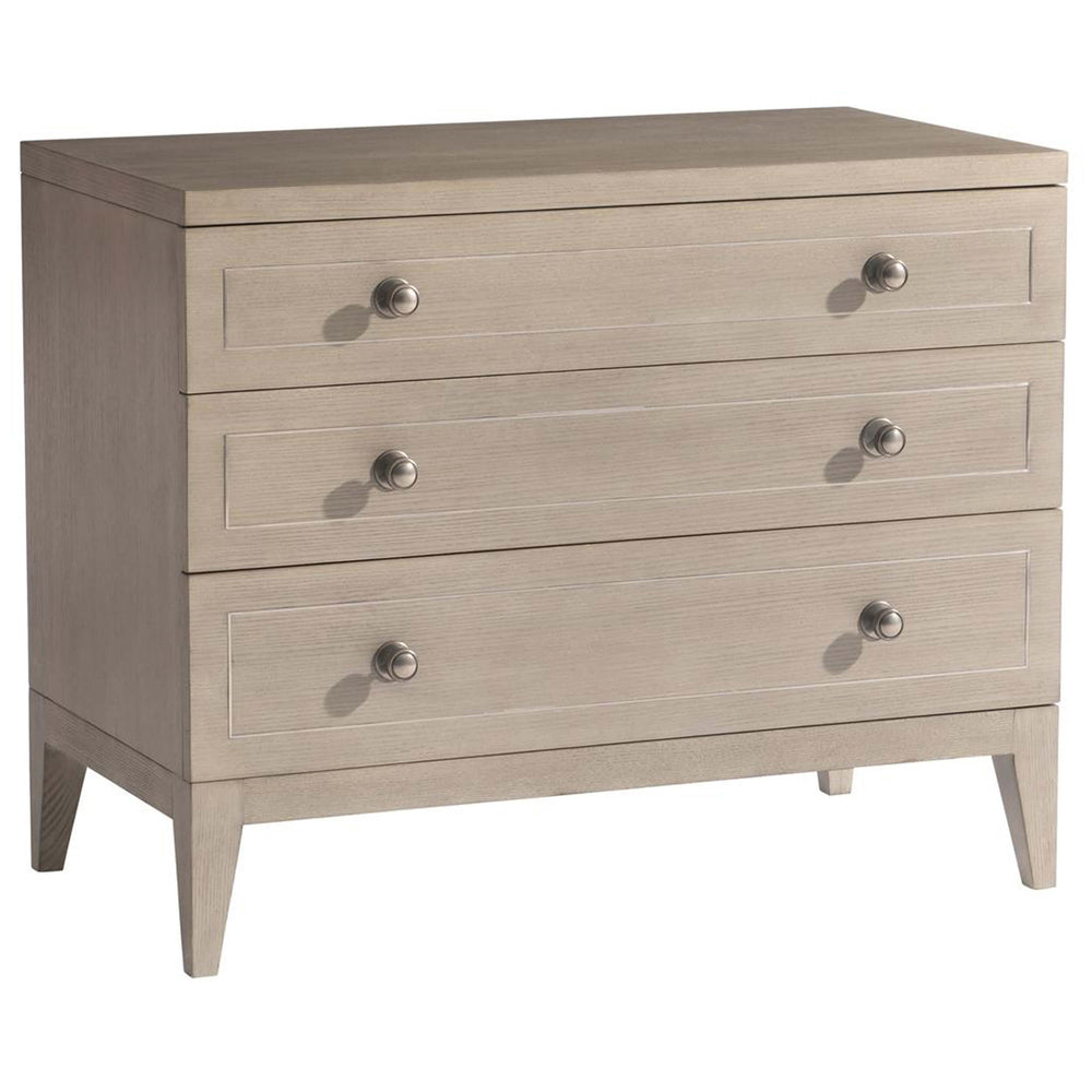 Cornelia 3 Drawer Nightstand, Nebbia-Furniture - Bedroom-High Fashion Home