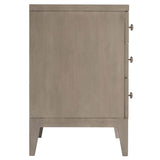 Cornelia 3 Drawer Nightstand, Nebbia-Furniture - Bedroom-High Fashion Home