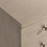 Cornelia 3 Drawer Nightstand, Nebbia-Furniture - Bedroom-High Fashion Home