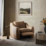 Crawford Leather Power Recliner, Palermo Drift-Furniture - Sofas-High Fashion Home