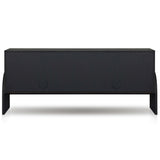 Cressida Sideboard, Black Linen-Furniture - Storage-High Fashion Home