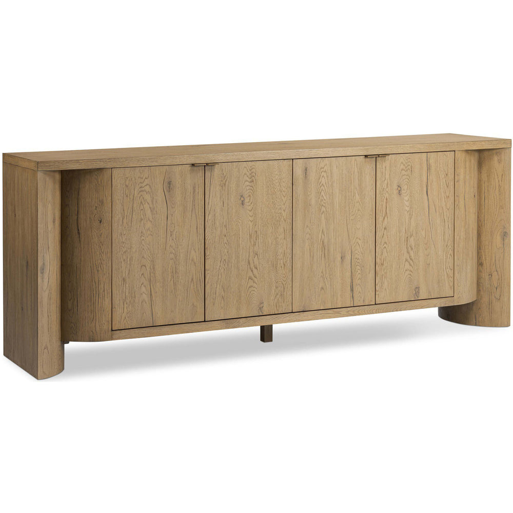 Cristopher Sideboard, Rubbed Light Oak-Furniture - Storage-High Fashion Home