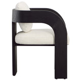 Maravi Dining Chair, Black-Furniture - Chairs-High Fashion Home