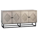 Clancy Sideboard, Light Grey Wash