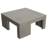 Rivero Outdoor Coffee Table, Grey-Furniture - Accent Tables-High Fashion Home