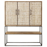 Kya Cabinet, White Wash-Furniture - Storage-High Fashion Home