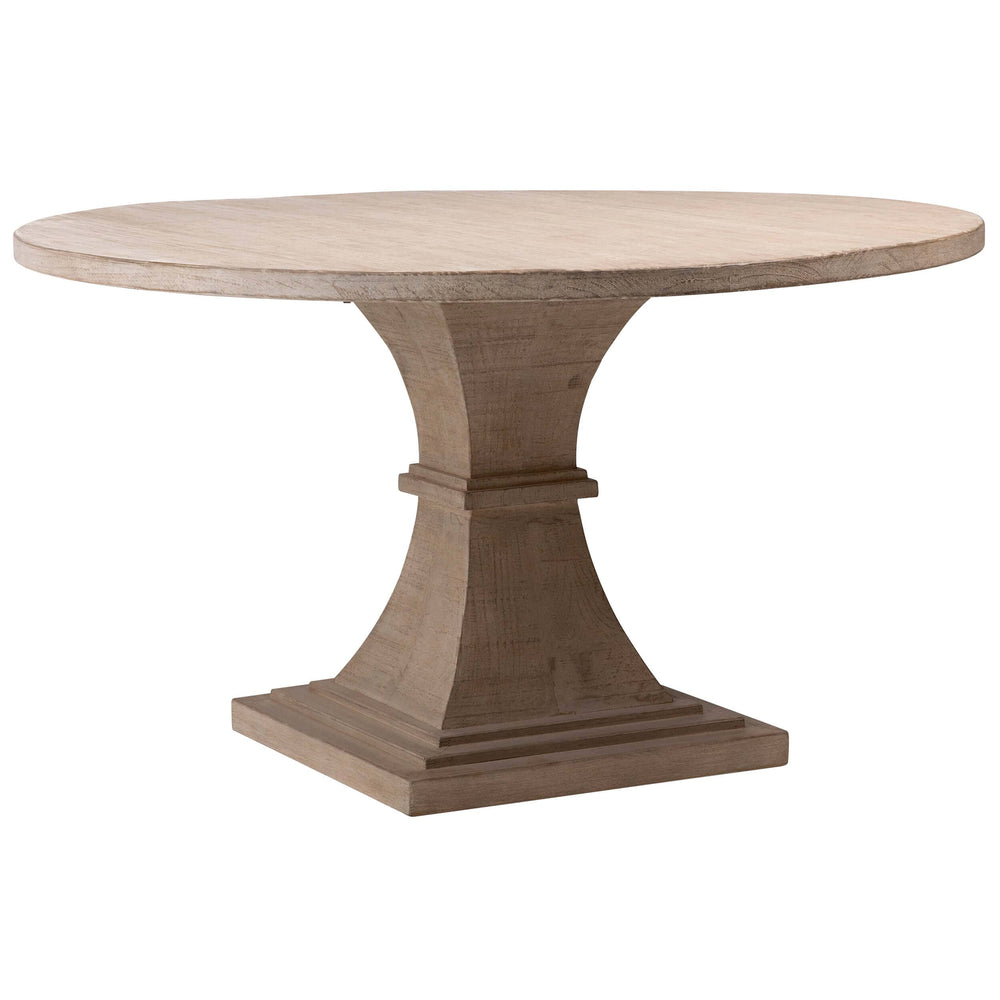 Geniva Round Dining Table, Light Warm Wash-Furniture - Dining-High Fashion Home