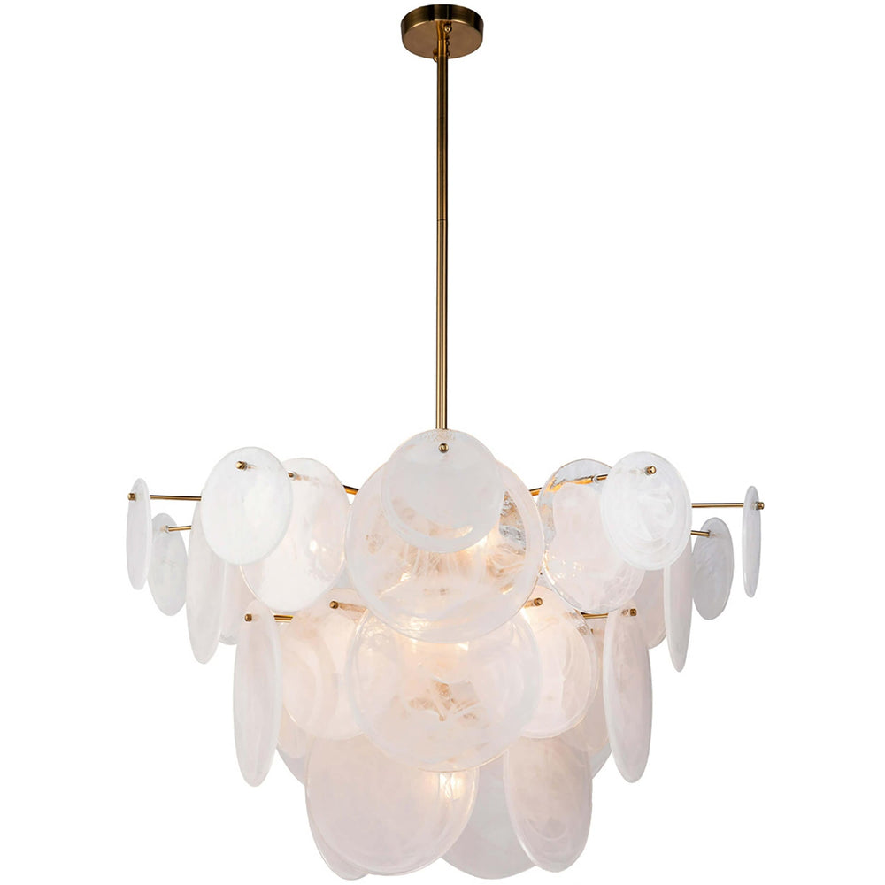 Seraphina Chandelier, White-Lighting-High Fashion Home