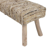 Fidel Bench, Natural-Furniture - Benches-High Fashion Home