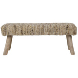 Fidel Bench, Natural-Furniture - Benches-High Fashion Home