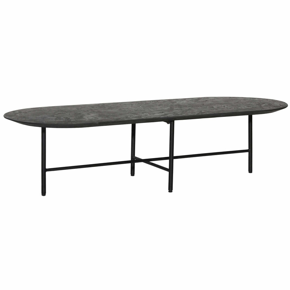 Leigh Coffee Table, Black-Furniture - Accent Tables-High Fashion Home