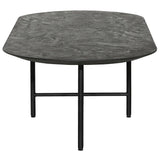 Leigh Coffee Table, Black-Furniture - Accent Tables-High Fashion Home