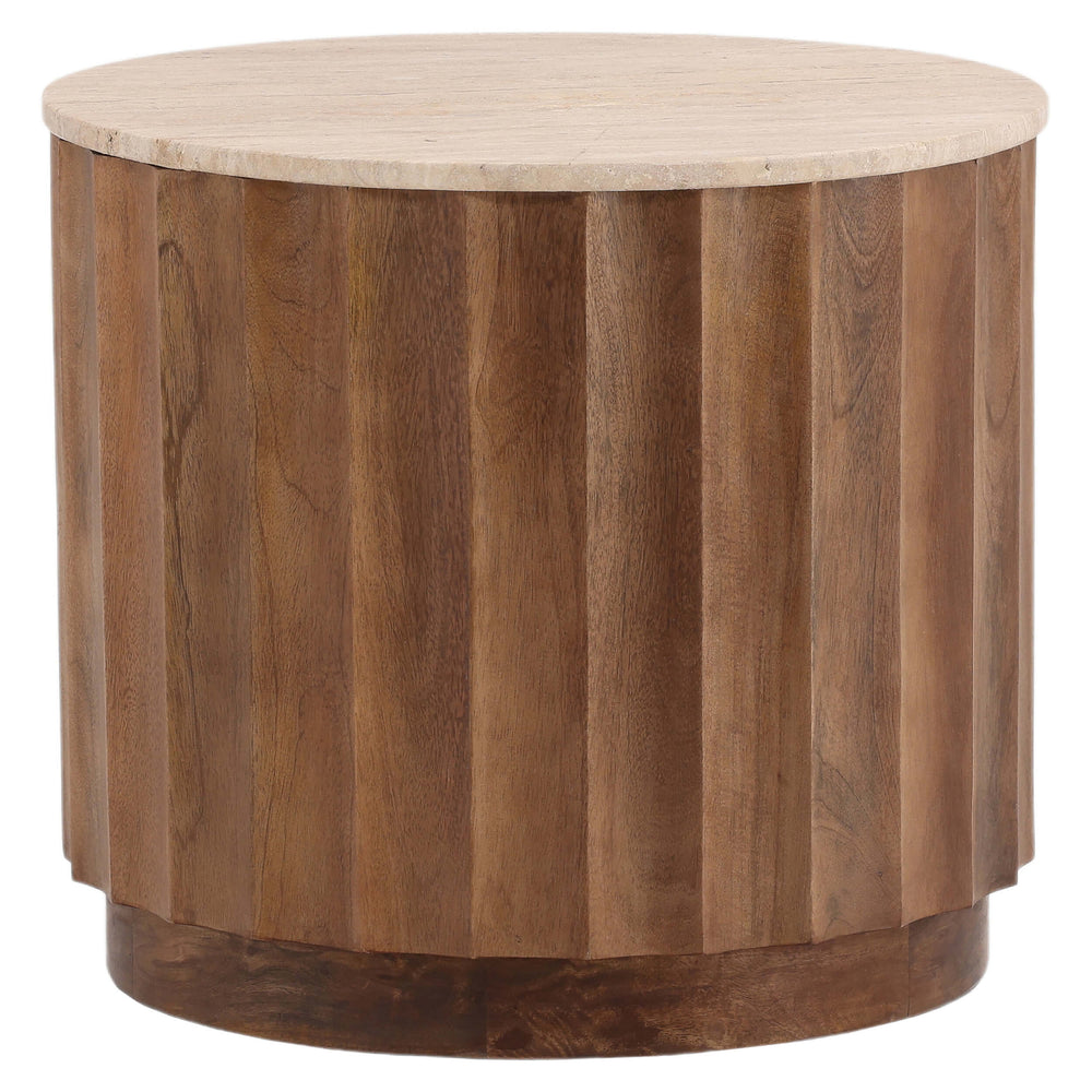 Milburn End Table, Brown-Furniture - Accent Tables-High Fashion Home