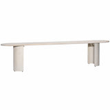 Cielo Bench, White Wash-Furniture - Benches-High Fashion Home