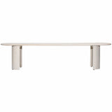 Cielo Bench, White Wash-Furniture - Benches-High Fashion Home