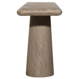 Marci Console Table, Natural-Furniture - Accent Tables-High Fashion Home