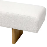 Elina Bench, Ivory-Furniture - Benches-High Fashion Home