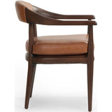 Dane Leather Dining Chair, Sonoma Chestnut-Furniture - Dining-High Fashion Home