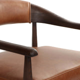 Dane Leather Dining Chair, Sonoma Chestnut-Furniture - Dining-High Fashion Home