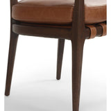 Dane Leather Dining Chair, Sonoma Chestnut-Furniture - Dining-High Fashion Home