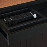 Darts Cabinet, Black-Furniture - Chairs-High Fashion Home