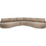 Dewey 3 Piece Sectional, Vesper Sand