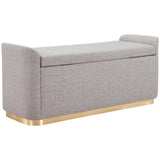 Dobo Storage Bench, Gray