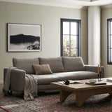 Dom 97" Sofa, Portland Cobblestone-Furniture - Sofas-High Fashion Home