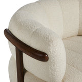 Doss Swivel Chair, Altro Snow-Furniture - Chairs-High Fashion Home