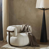 Doss Swivel Chair, Altro Snow-Furniture - Chairs-High Fashion Home