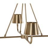 Dudley Chandelier, Aged Brass-Lighting-High Fashion Home