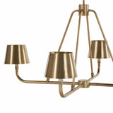 Dudley Chandelier, Aged Brass-Lighting-High Fashion Home