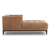 Dylan Leather Chaise, Palermo Drift-Furniture - Chairs-High Fashion Home