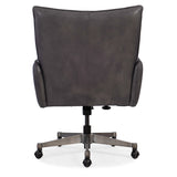 Quinn Executive Swivel Tilt Leather Chair, Denovo Thunder-Furniture - Chairs-High Fashion Home