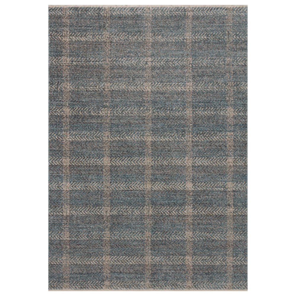 Angela Rose × Loloi Rug Ember EMB-03, Blue/Beige