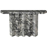 Marquette Marble Console Table, Black-Furniture - Accent Tables-High Fashion Home