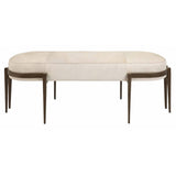 Marella Hair On Hide Bench-Furniture - Benches-High Fashion Home