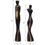 Torren Couple Statuary, Bronze-Accessories-High Fashion Home